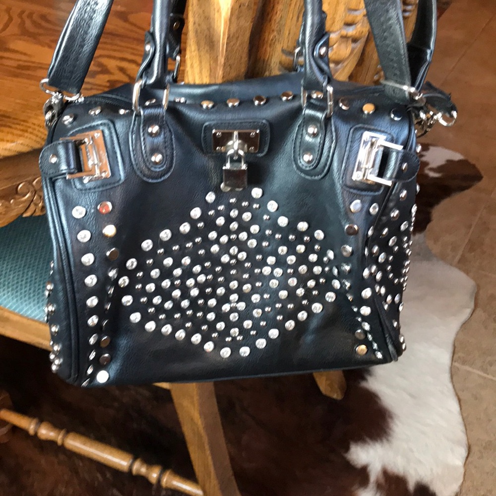 Classy Black Bling Handbag